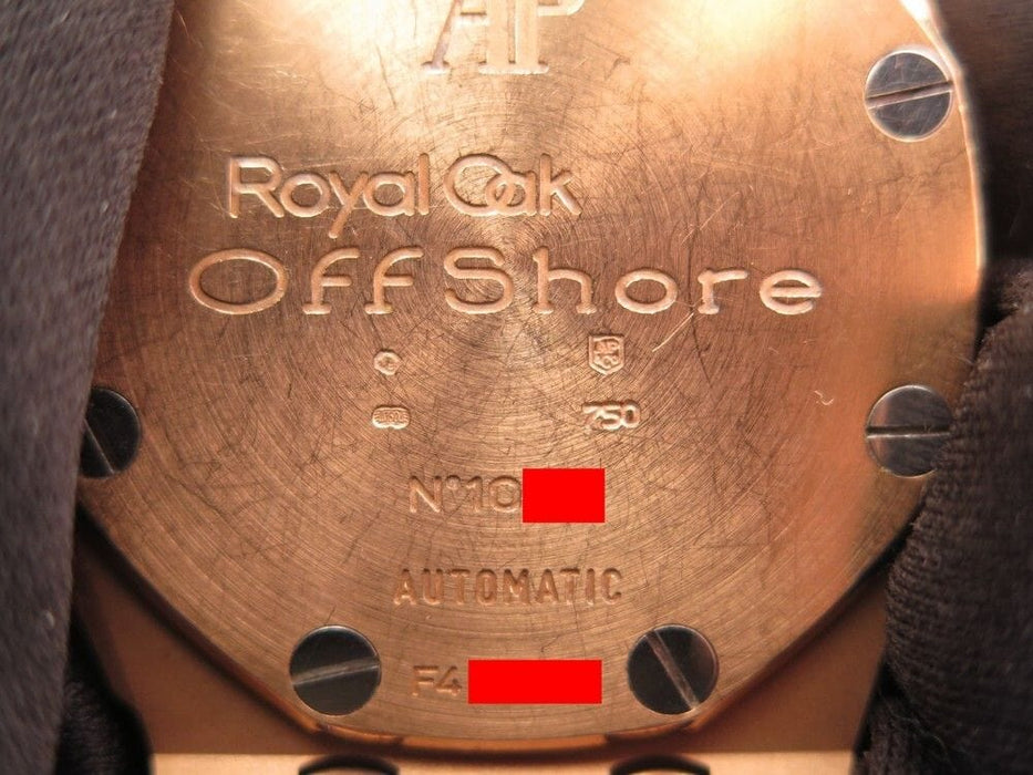 Montre montre AUDEMARS PIGUET royal oak offshore 44 mm or rose 18k 58 Facettes 254818