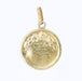 Pendentif Médaille ancienne or jaune Vierge auréolée 58 Facettes 16-139