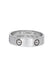 Ring 63 CARTIER Love Ring in White Gold 58 Facettes 62002-57942