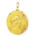 Pendentif Médaillon or jaune, diamants 58 Facettes 22292-0340