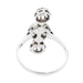 Bague 56 Bague Or blanc Diamant 58 Facettes 2601191CN