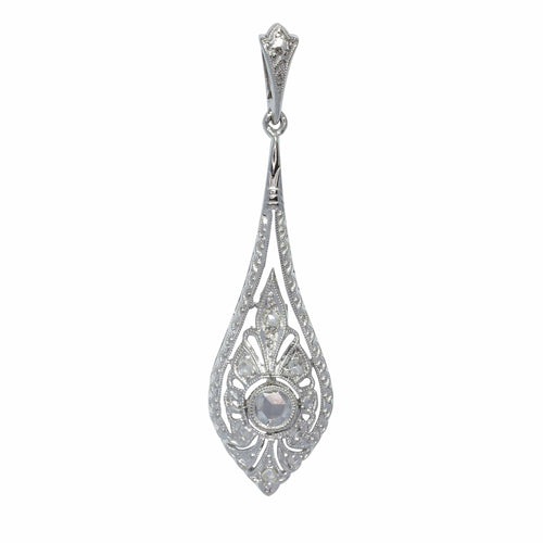 Pendentif Pendentif Belle Epoque / Art Déco Diamants 58 Facettes 23283-0140