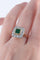 Bague Bague Or Jaune Emeraude Diamants 58 Facettes