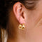 Boucles d'oreilles Doubles créoles Or Jaune 58 Facettes