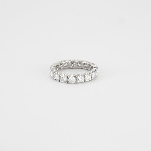 Bague 56 Bague or blanc diamants 2.40ct 58 Facettes