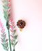 Ring 54.5 Garnet Flower Ring Yellow Gold 58 Facettes AA 1485
