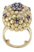 Ring 46 SAPPHIRE AND DIAMOND BALL RING 58 Facettes 068541