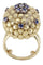 Bague 46 BAGUE BOULE SAPHIRS ET DIAMANT 58 Facettes 068541