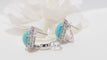 Boucles d'oreilles Boucles d'oreilles Turquoise Diamants 58 Facettes 32269