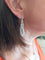 Boucles d'oreilles BOUCLES D'OREILLES PENDANTES CRISTAL ET DIAMANTS 58 Facettes 068471