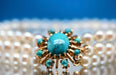 Turquoise Akoya Pearl Bracelet 58 Facettes
