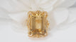 Bague 56 Bague vintage en or jaune et citrine 58 Facettes 32214