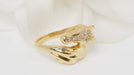 Ring 53 Horse head ring in yellow gold and diamonds 58 Facettes 32503