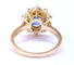Bague 54 Bague Marguerite Saphir et Diamants 58 Facettes FA-1