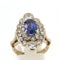 Bague Bague Marquise, saphir et diamant 58 Facettes 6283q