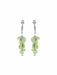 Peridot droplet earrings 58 Facettes