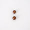 Boucles d'oreilles Puces d'oreilles perles chocolat 58 Facettes