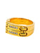 Ring 61 Pequignet Ring Yellow gold Diamond 58 Facettes 00330CN