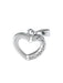 Pendentif Pendentif Coeur or blanc 58 Facettes