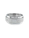 Bague 54 BAGUE OR GRIS PAVAGE DIAMANTS 58 Facettes 422 00261