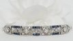 Bracelet Bracelet Art Déco or blanc, saphirs et diamants 58 Facettes 30695