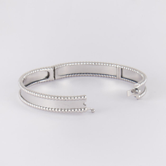 Bracelet Van Cleef & Arpels - Bracelet Jonc perlé 58 Facettes