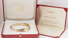Bracelet Cartier bracelet three golds Trinity model 58 Facettes