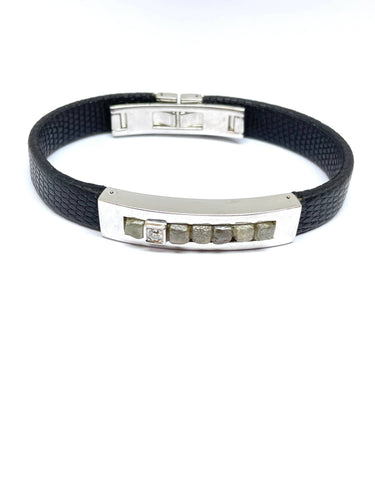 Bracelet Bracelet signé Patrice Fabre or blanc, diamants 58 Facettes