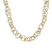 Yellow gold jaseron mesh long necklace. 58 Facettes 31287