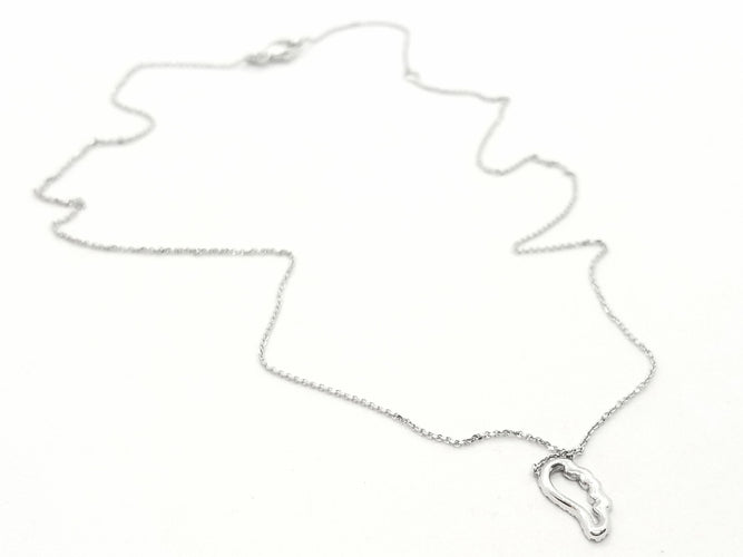 Collier Collier Aile d'ange Or blanc Diamant 58 Facettes 579298RV