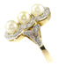 Ring 55 Diamond and pearl ring 58 Facettes 18248-0020