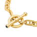 Caplain Saint André bracelet Navy mesh bracelet Yellow gold Sapphire 58 Facettes 2826747CN