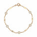 Bracelet Bracelet or jaune et perles de culture 58 Facettes CVBR27
