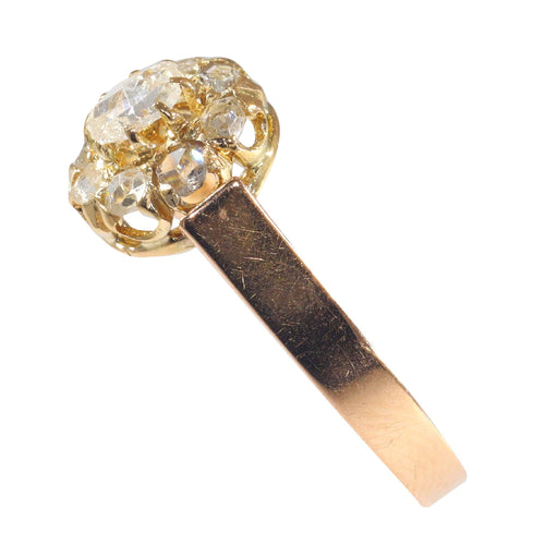 Bague 59 Bague en or rose, diamants 58 Facettes 22347-0071