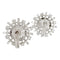 Boucles d'oreilles Boucles d'oreilles vintage or blanc, diamants, perles. 58 Facettes 32120
