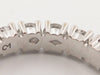 Ring 52 CARTIER wedding ring intended for platinum & diamonds 58 Facettes 256924