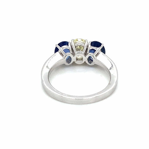 Bague 55 Bague Saphir Diamant 58 Facettes