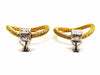 Earrings Clip-on earrings Yellow gold 58 Facettes 1680817CN