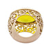 Ring 52 Pomellato ring, "Arabesque", pink gold, amber. 58 Facettes 33221