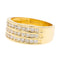 Bague 56 Bague Bandeau Or jaune Diamant 58 Facettes 2303354CN