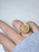 Gold ring coin Napoleon 10 Francs 58 Facettes