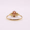 Bague Bague moderne or jaune et rubis, diamants 58 Facettes
