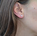 Diamond stud earrings 0.24 carat white gold 58 Facettes 22-174