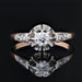 Ring 55 Old solitaire diamond ring 58 Facettes 23-371