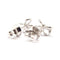 Boucles d'oreilles Boucles d'oreilles noeuds diamants or blanc 58 Facettes