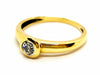 Ring 54 Solitaire Ring Yellow Gold Diamond 58 Facettes 1637014CN