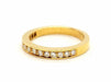 Ring 53 Alliance Ring Yellow Gold Diamond 58 Facettes 578768RV