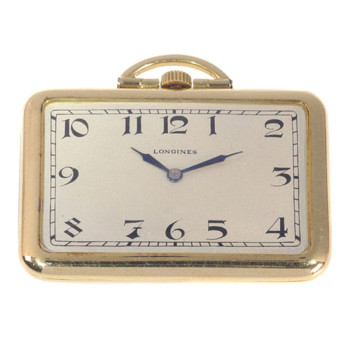 Montre Longines - montre de poche rectangulaire en or 58 Facettes 21092-0209