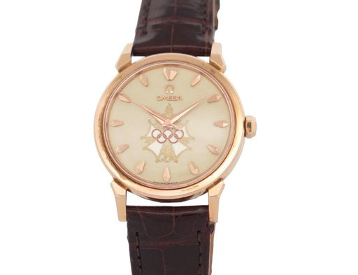 Vintage watch OMEGA 2850 sc seamaster xvi j.o melbourne auto 34mm 18k gold 58 Facettes 246801