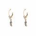 Earrings ART DECO GOLD & DIAMOND EARRINGS 58 Facettes BO/220102